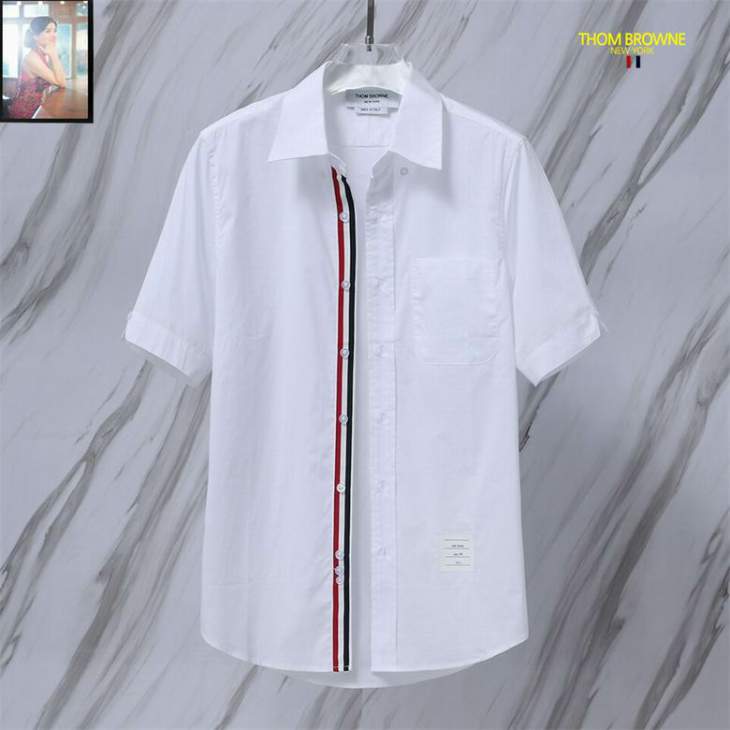 Picture of Thom Browne Shirts Short _SKUThomBrowneM-3XL12yn1728803